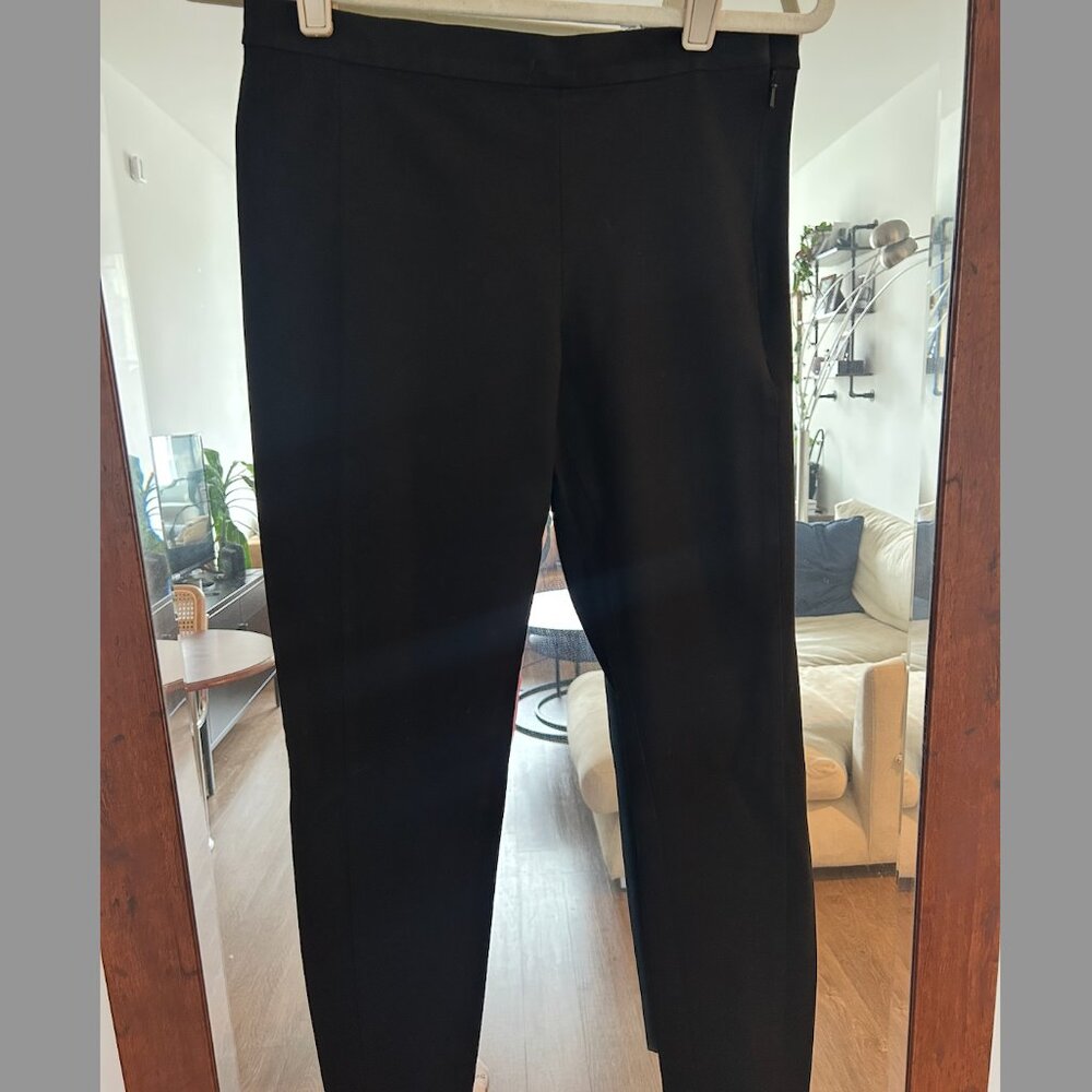 banana republic stretchy black dress pants sz 6 (fits like 4)